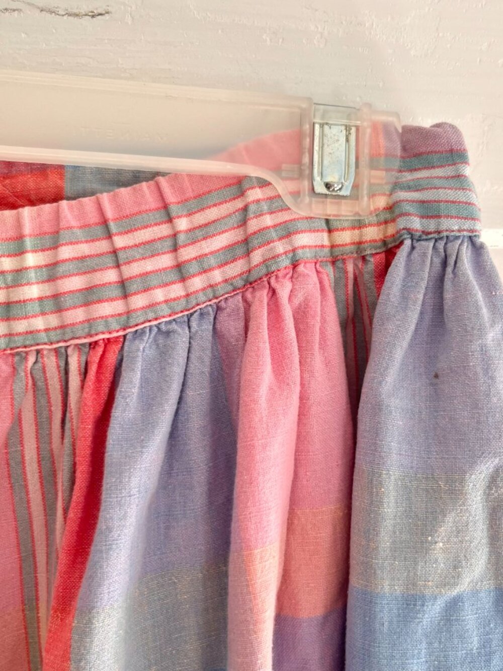 Vintage Plaid Cotton Skirt Set - Picture 15 of 15
